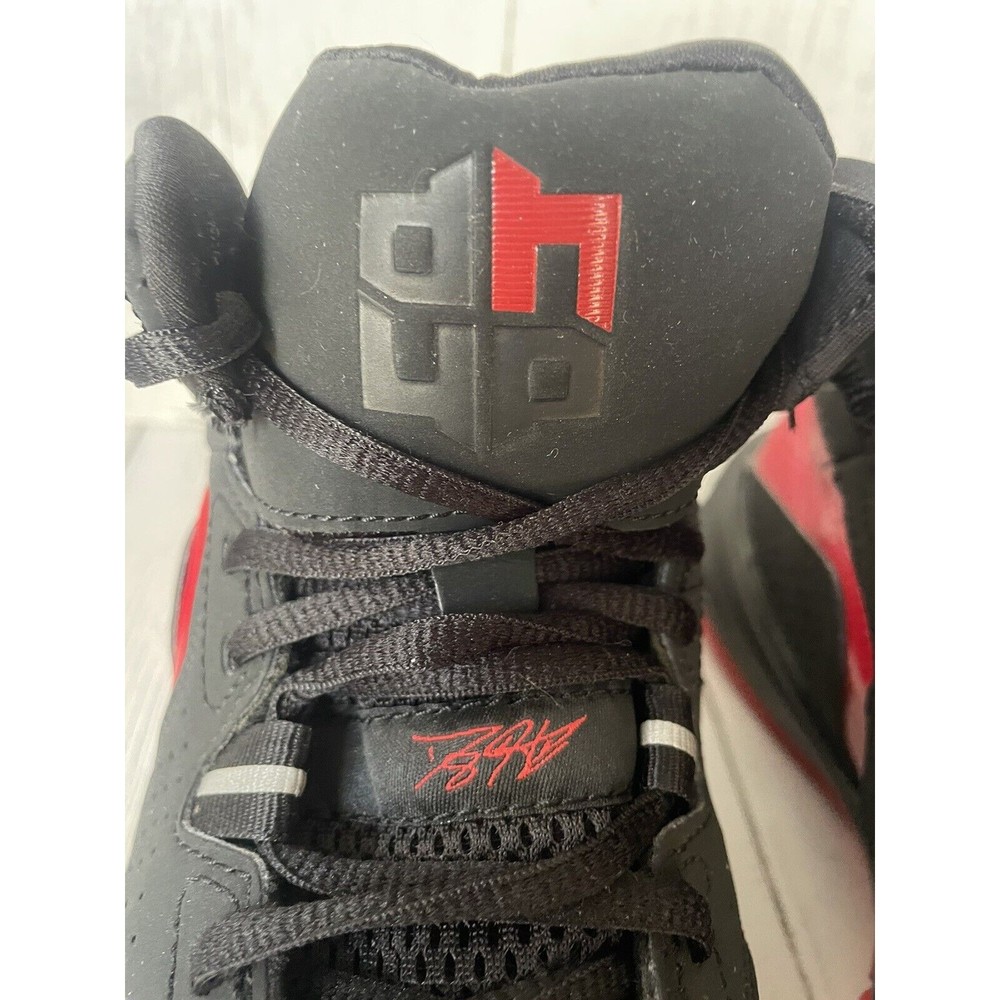 Men's 8 Adidas D-Howard 6 Mid Top Basketball Shoes Retro Scarlet Black - Picture 2 of 8
